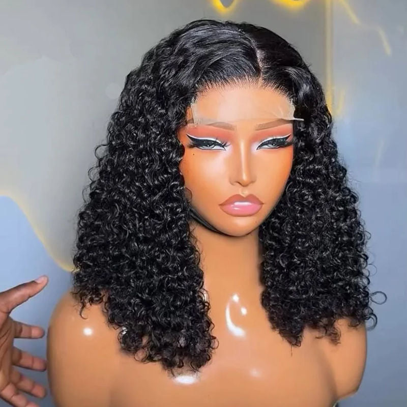 Brazilian Kinky Curly Bob Lace Wig