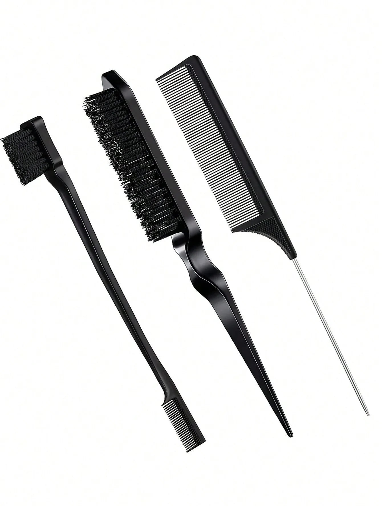 3pcs Styling Comb Set with Triple Tear Brush