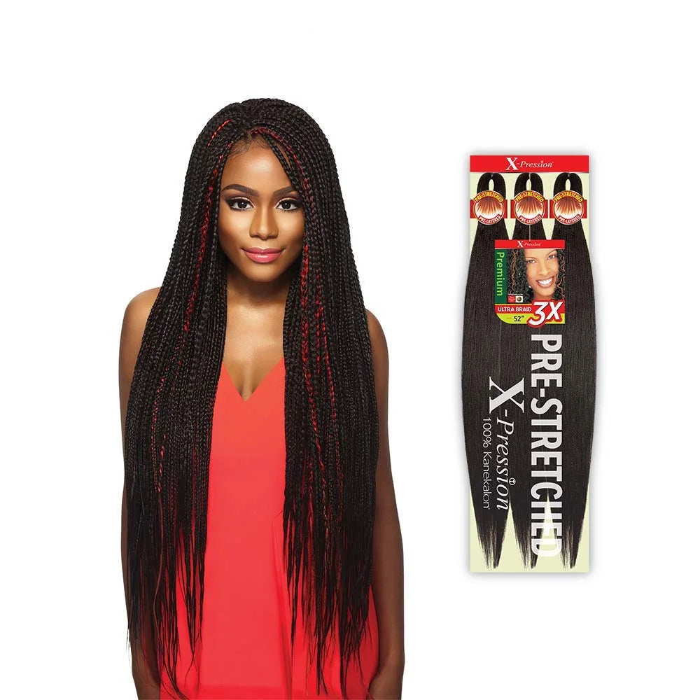 Synthetic Xpression Pre-Stretched Braiding Hair