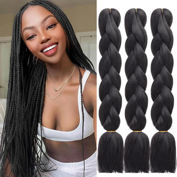 Synthetic 24" Colorful Braiding Hair Extensions