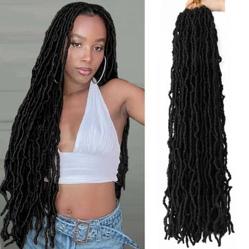 30" Faux Locs Crochet Hair